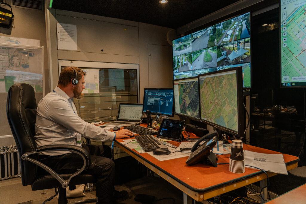 surveillancekamer bij de opwekking